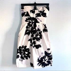 Snap Floral Strapless Mini Dress 3